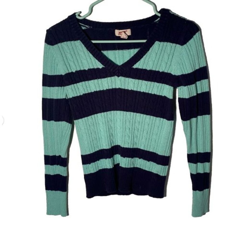 Arizona Jean Company Women Green Pullover Sweater Large - Picture 1 of 9